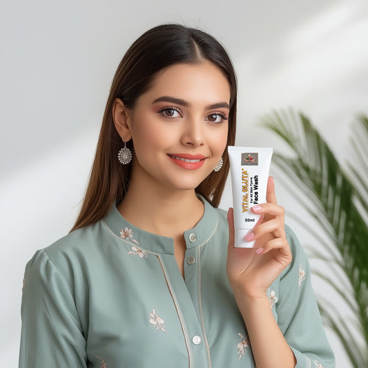 Vital gluta face wash