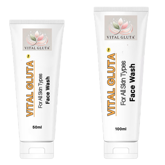 Vital gluta face washes 