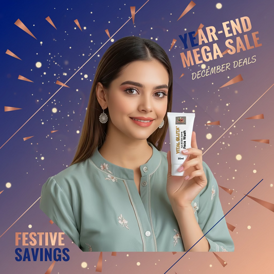 Vital gluta face wash 